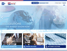Tablet Screenshot of afe-solutions.com